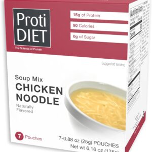 ProtiDiet Healthy Meal Soup - Chicken Broth and Noodles